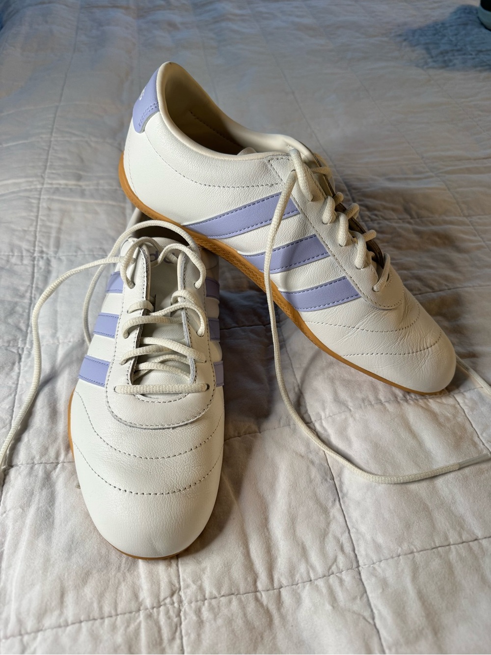 adidas Tokyo Women’s Sneakers with Lavender Three-Stripes